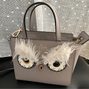 Kate Spade Gray Owl Design Women's Bag